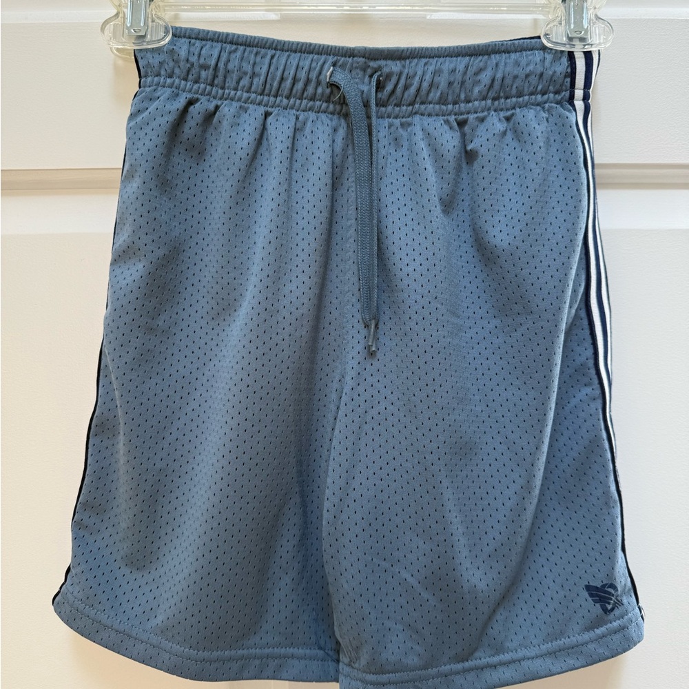 OshKosh B'gosh 2-Athletic Shorts (Blue & Gray) with Mesh Texture